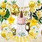 Gold Glitter Pineapple Party Decorations – Summer Pineapple Garland Banner, Latex & Foil Balloons, Cupcake Toppers for Bachelorette, Birthday & Luau Parties